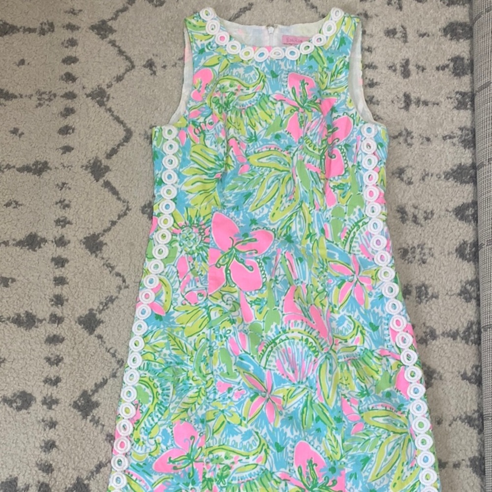 Lilly Pulitzer Coconut Jungle shift dress